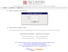 Tablet Screenshot of jbs.lk